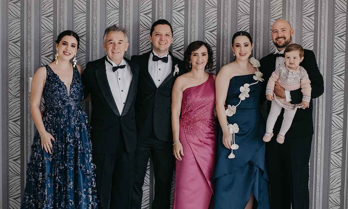 Daniela Blanco, Manuel Blanco, Manuel Blanco Sañudo, Mary Loly Sañudo, Andrea Blanco, Sergio De la Cajica y Renata De la Cajica