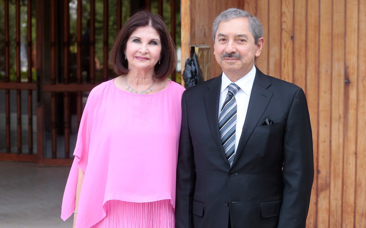 Cristina Maiz de González y José Natividad González Parás / Foto: Daniel Saldívar