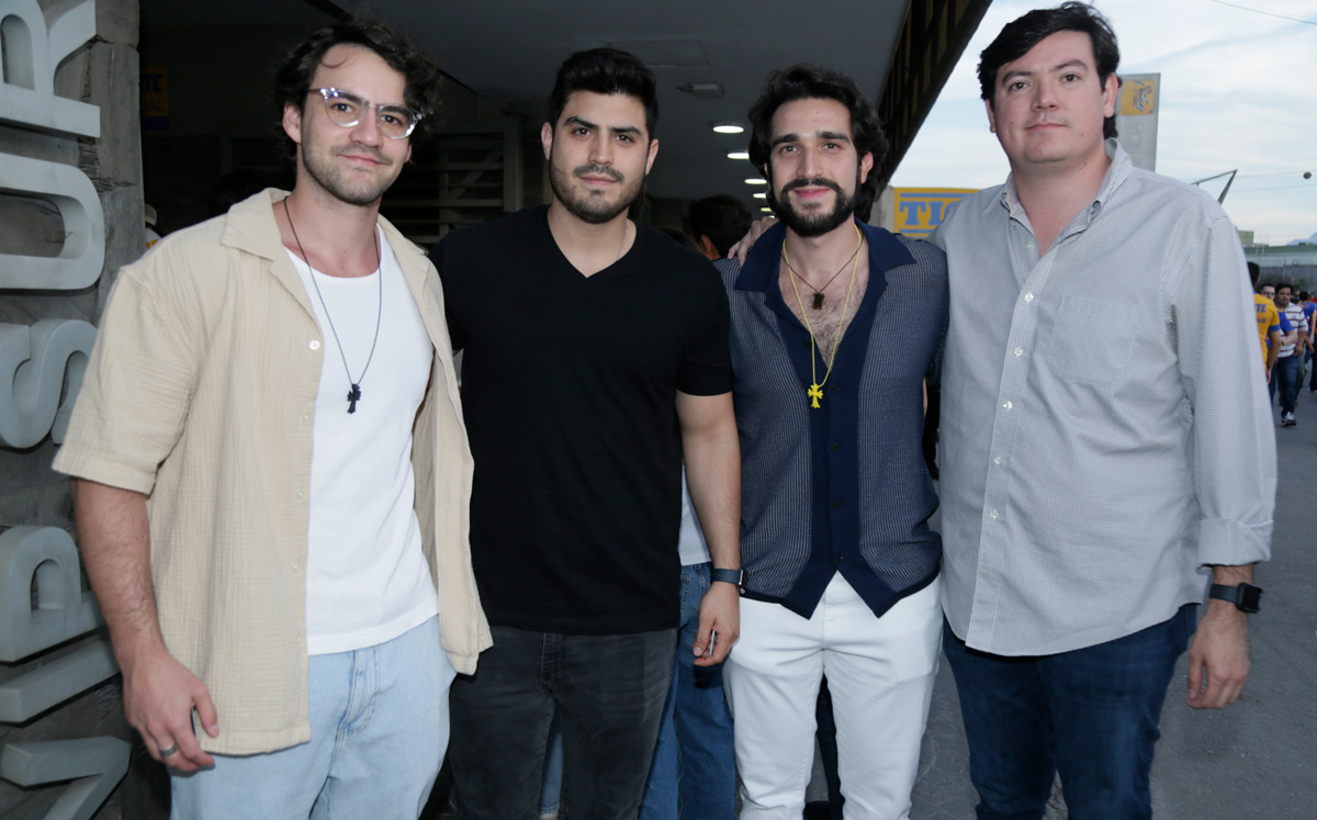 Fede Hinojosa, José González, Francisco Vázquez y Francisco Cabada / Foto: Omar Valdez