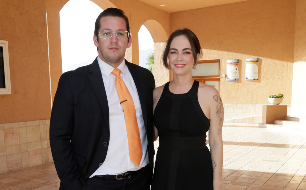 Juan Carlos Rodríguez y Magdalena Benavides / Foto: Omar Valdez