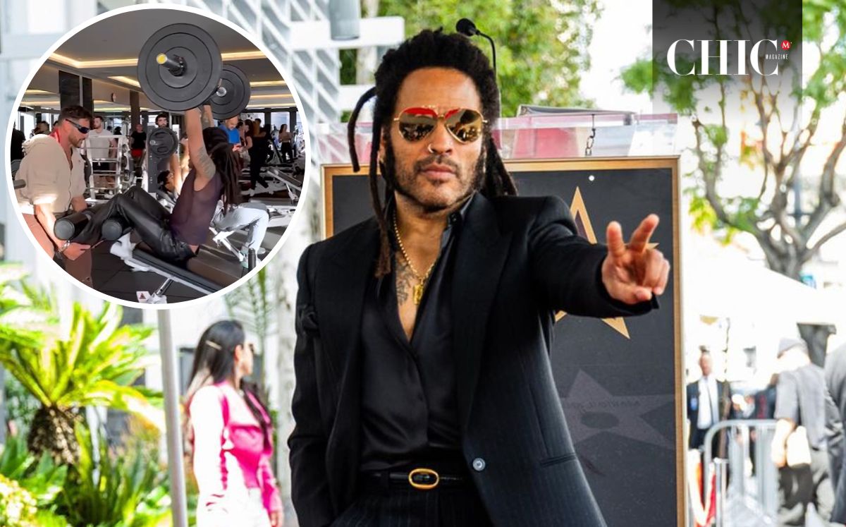 Lenny Kravitz hace pesas en pantalones de cuero y se hace viral (Foto: Instagram Lenny Kravitz)