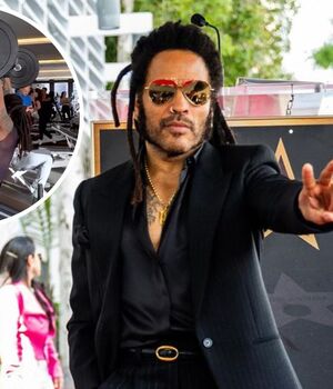 Lenny Kravitz hace pesas en pantalones de cuero y se hace viral (Foto: Instagram Lenny Kravitz)