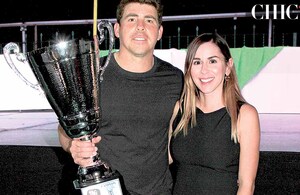 MARCELO CAZAUBON el maxímo ganador del torneo junto a KARLA CID