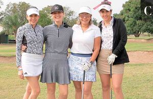 PAULINA MANAUTOU, TARA VASELIK, LUCERO SEGURA Y XIMENA ROMERO llegaron puntuales al green del Club Campestre Tampico