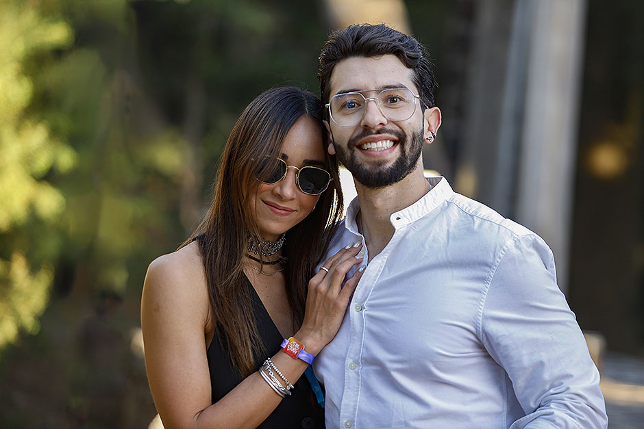 Rocío Aldrete y Juan Pablo Cortés