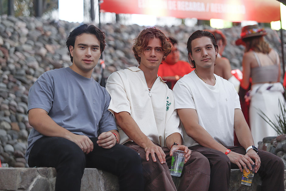 Santiago Osorno, Said Gazale y Jorge Robinson Bours