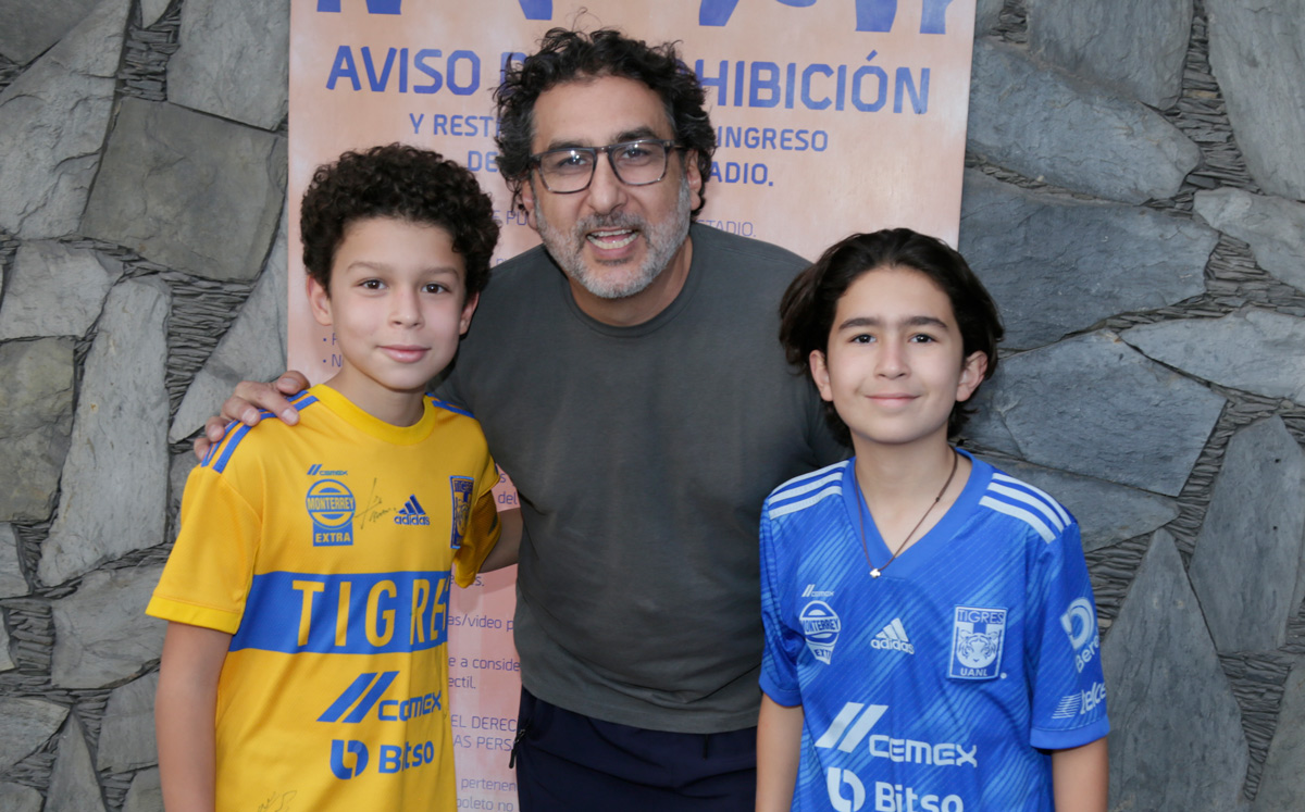 Santiago De la Peña, Carlos De la Peña y Eugenio De la Peña / Foto: Omar Valdez