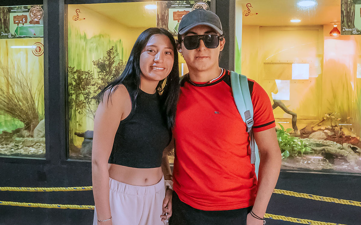 Victoria Jardon y Víctor Vega