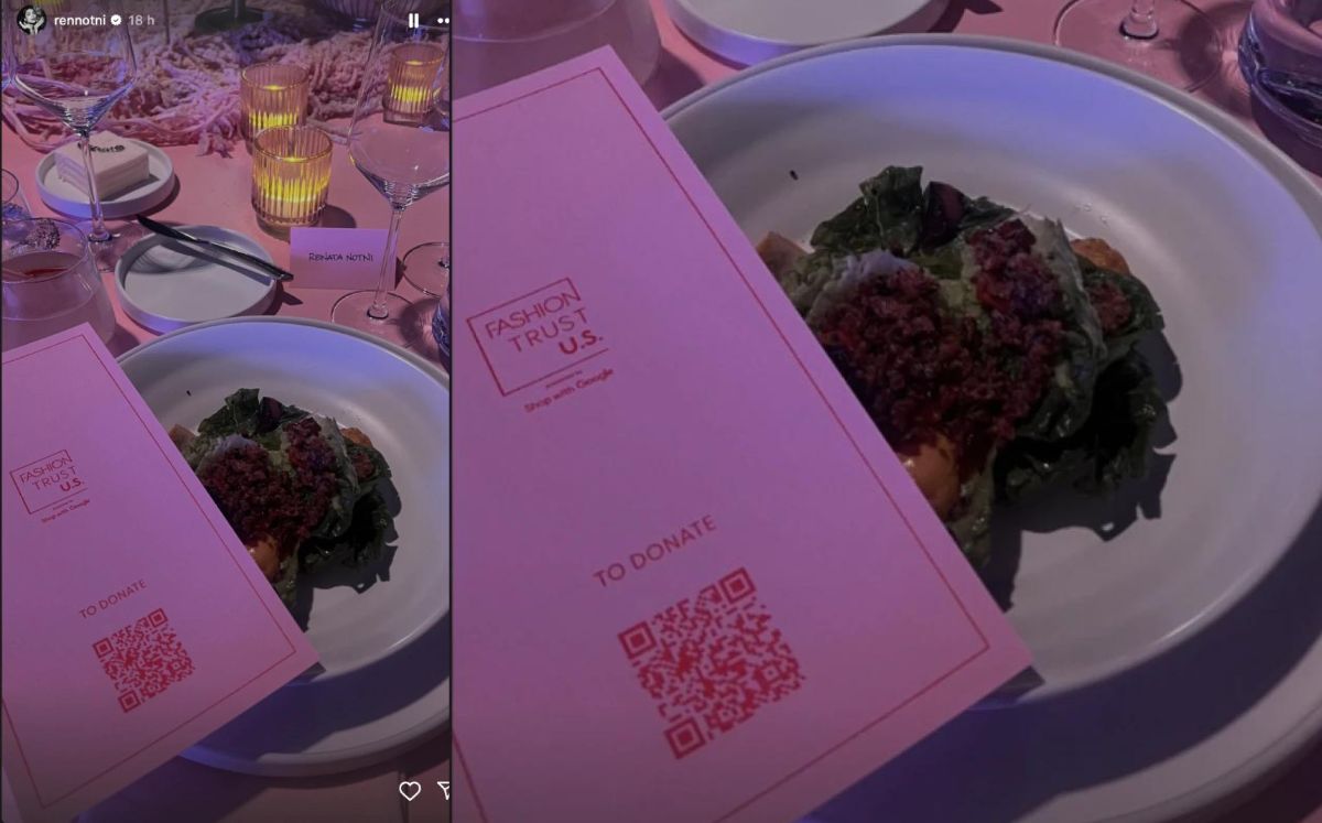 Renata Notni sufre vergonzoso momento al romper su vestido en público (Instagram)