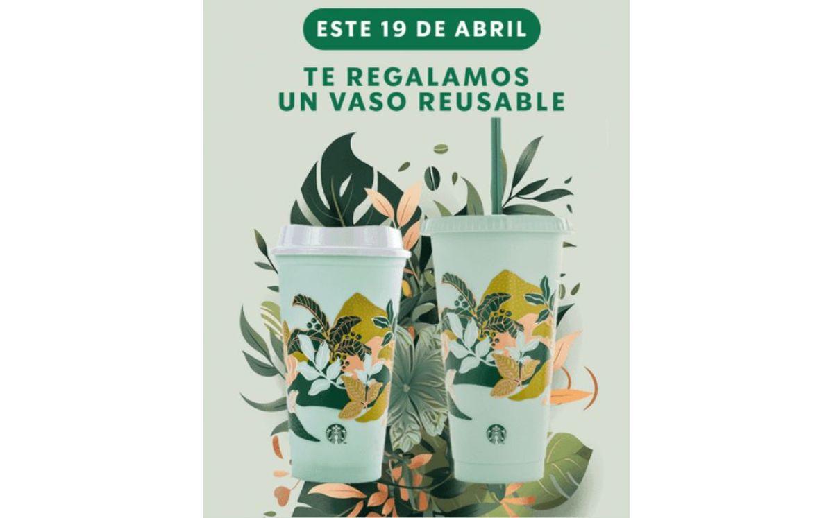 Starbucks regala vasos por el Día de la Tierra; ¿cuándo y cómo? (Starbucks)