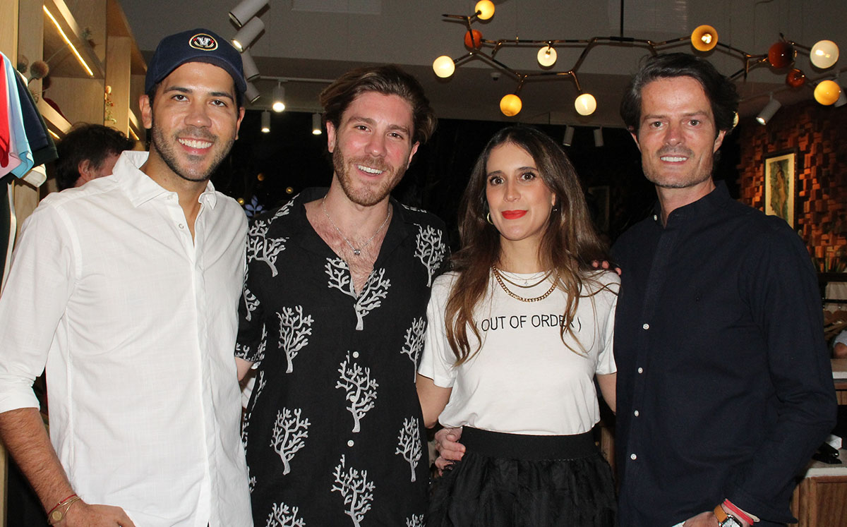 Bruno Solano, Álvaro Brenes, Jimena Amaya y Víctor del Peral
