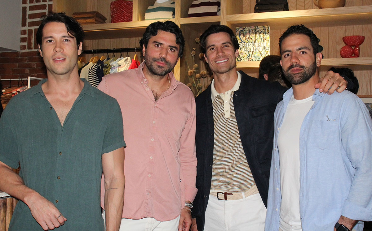 Chris Rey, Felipe Falla, Eduardo Urquiza y Camilo Rodríguez