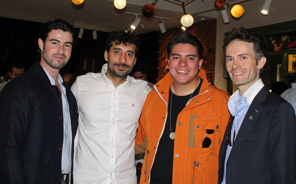 Eduardo González, Sebastián Falla, Emilio Aguado y Rafa Picard