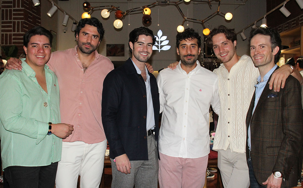 Emilio Aguado, Felipe Falla, Eduardo González, Sebastian Falla, Joaquin Londero y Rafa Picard