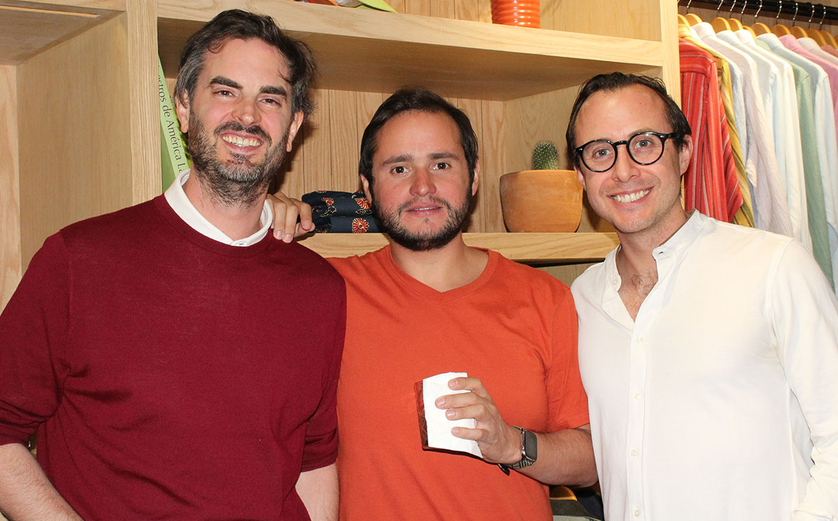 Mariano Sanguino, Andrés Ramírez y Nicolás Castillo