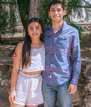Eohelly Heraz y Andrés Aguero