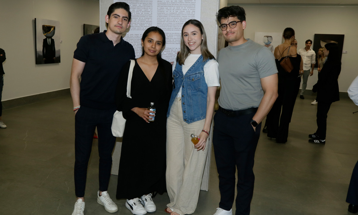 Gabriel Martínez, Francia Rodríguez, Adela Arizpe y André Garza / Foto: Roberto Alvarado