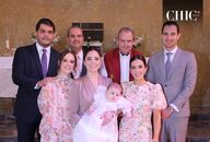 Fernando, Javier, padre Carlos, Alberto, Regina, Sory, Eugenia y Daniela