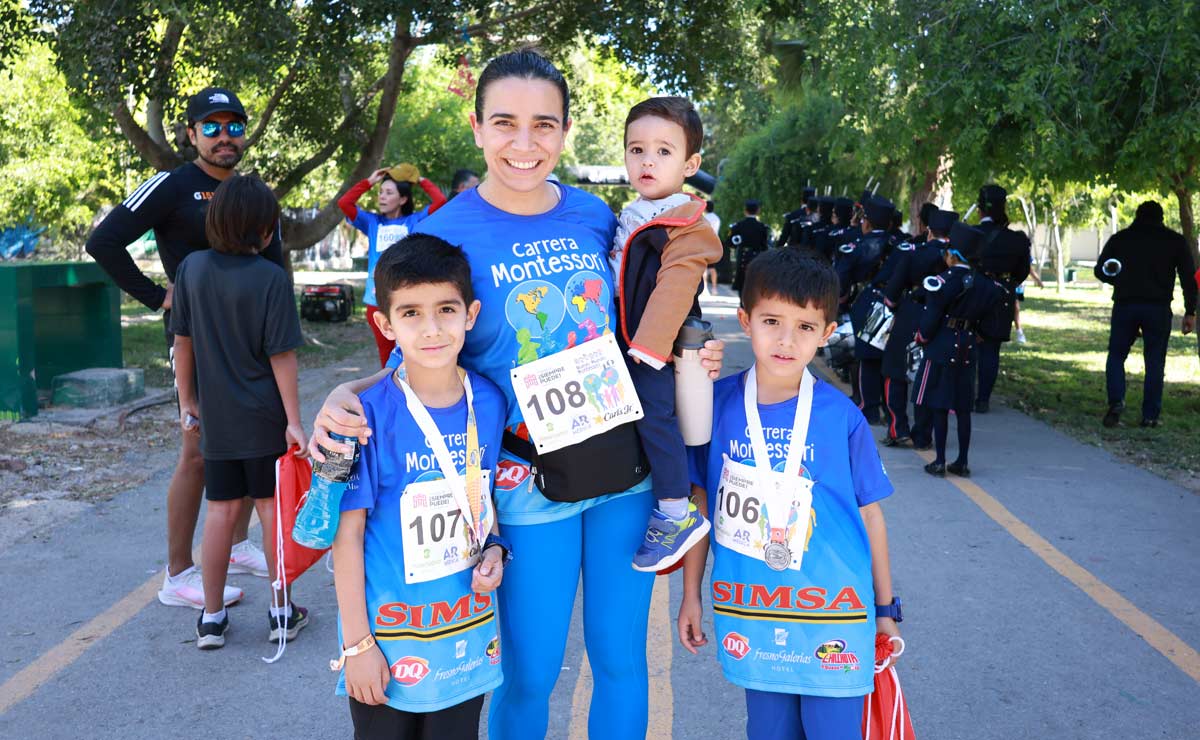 Franco, Cristina, Sebastián y Bernardo