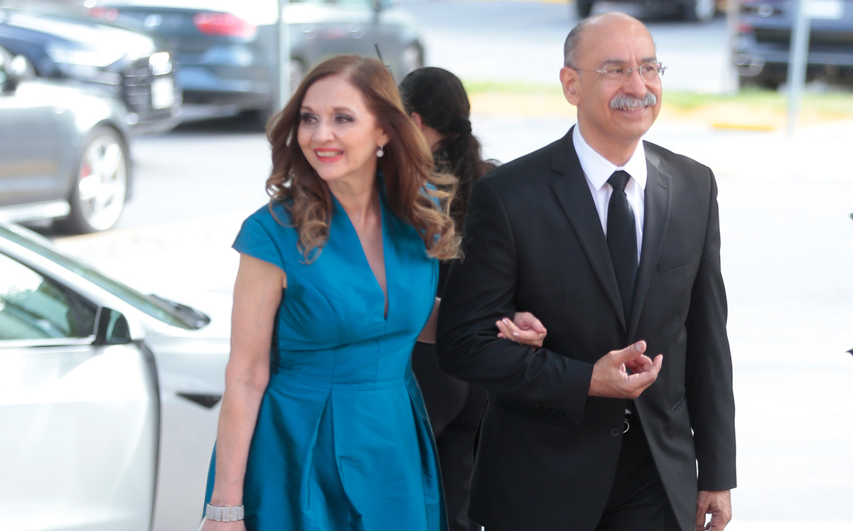 María Elena Caballero y Carlos Guajardo / Foto: Daniel Saldívar