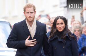 Meghan Markle no deja que una mujer pose con el Príncipe Harry (Foto: Getty)