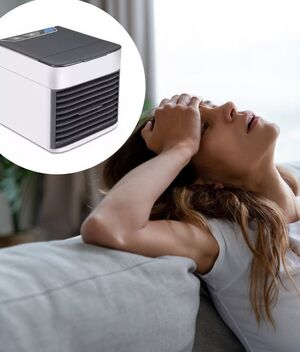 Dónde comprar un mini aire acondicionado a menos de $200 pesos (Foto: Getty/Mercado Libre)