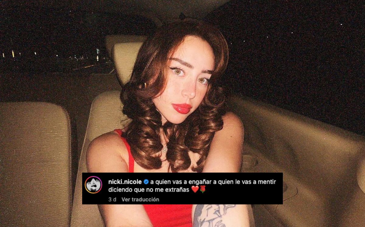 Nicki Nicole reacciona al nuevo romance de Peso Pluma (Instagram)