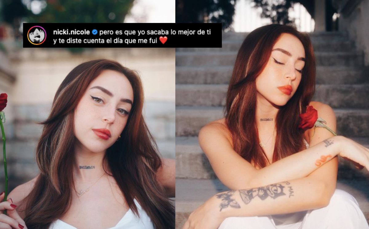 Nicki Nicole reacciona al nuevo romance de Peso Pluma (Instagram)