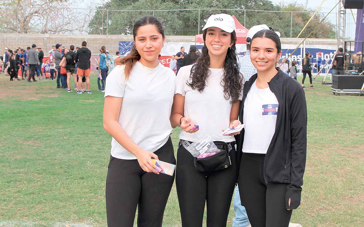 ANDREA ELIZONDO, NATALIA MARABOTO Y REGINA ALTAMIRANO llegaron puntuales a las actividades