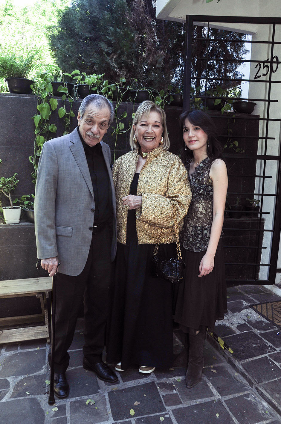 Fernando Gómez, Celia González y Jimena Gómez