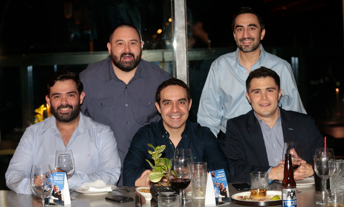 Noé Leal, Jorge Ocampo, Wayo Jasso, Érick Reyes y Adrián Cuéllar / Foto: Daniel Saldívar