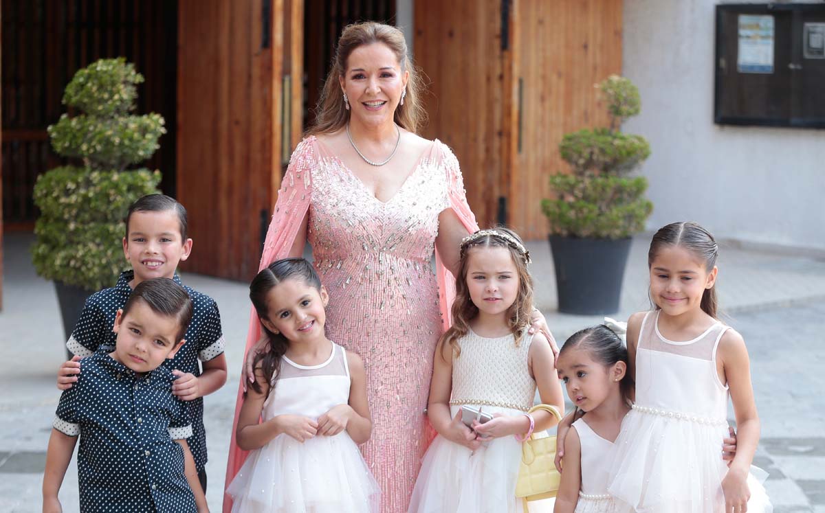 Guadalupe Farías, Bernardo Putz, Rodrigo Putz, Camila Martínez, Kais Putz, Paloma Garza y Alina Martínez