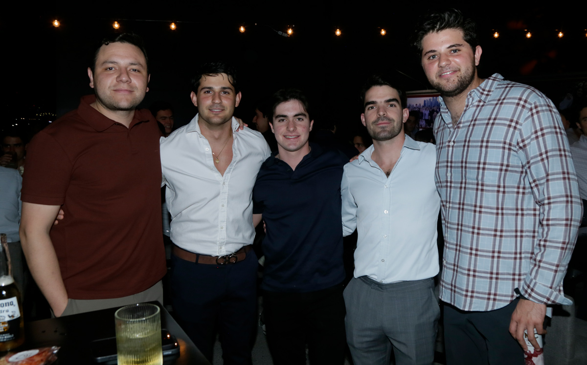 Hugo Gutiérrez, Andrés Vica, Andre González, Alejandro González y Pano Salido / Foto: Omar Valdez