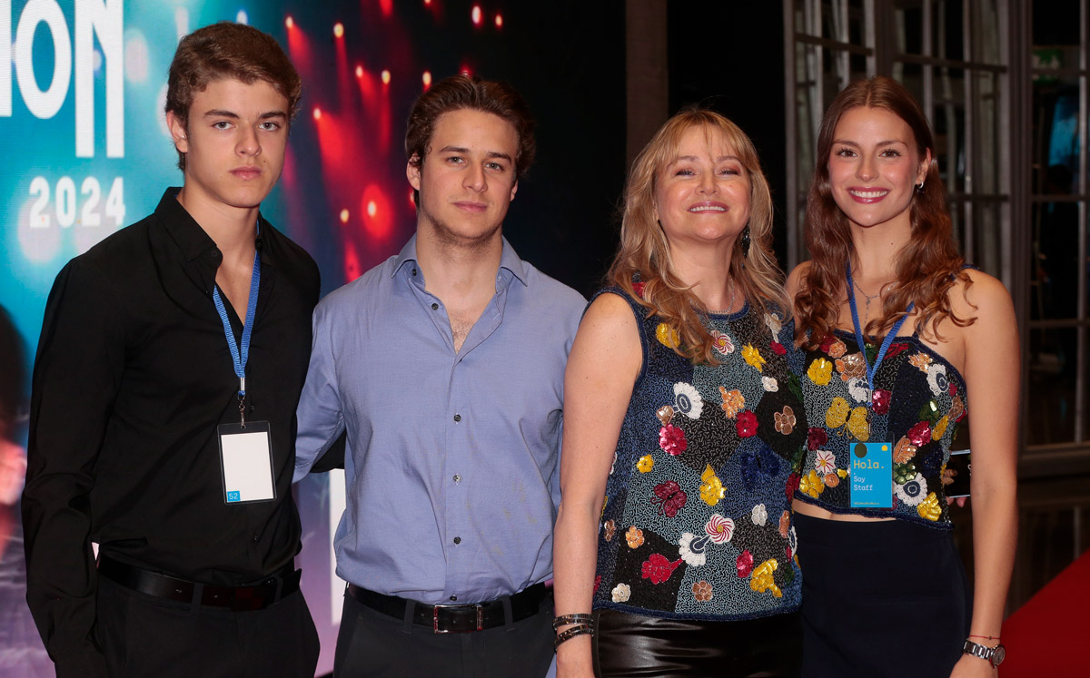 José Miguel Garza, Gabriel Garza, Ana Cristina Celada y Cristy Garza / Foto: Daniel Saldívar
