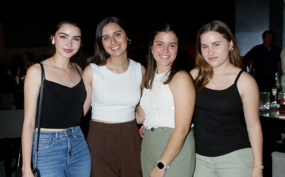 Lucía Lozano, Cecilia Pro, Liza Vargas y Romina De la Garza / Foto: Omar Valdez