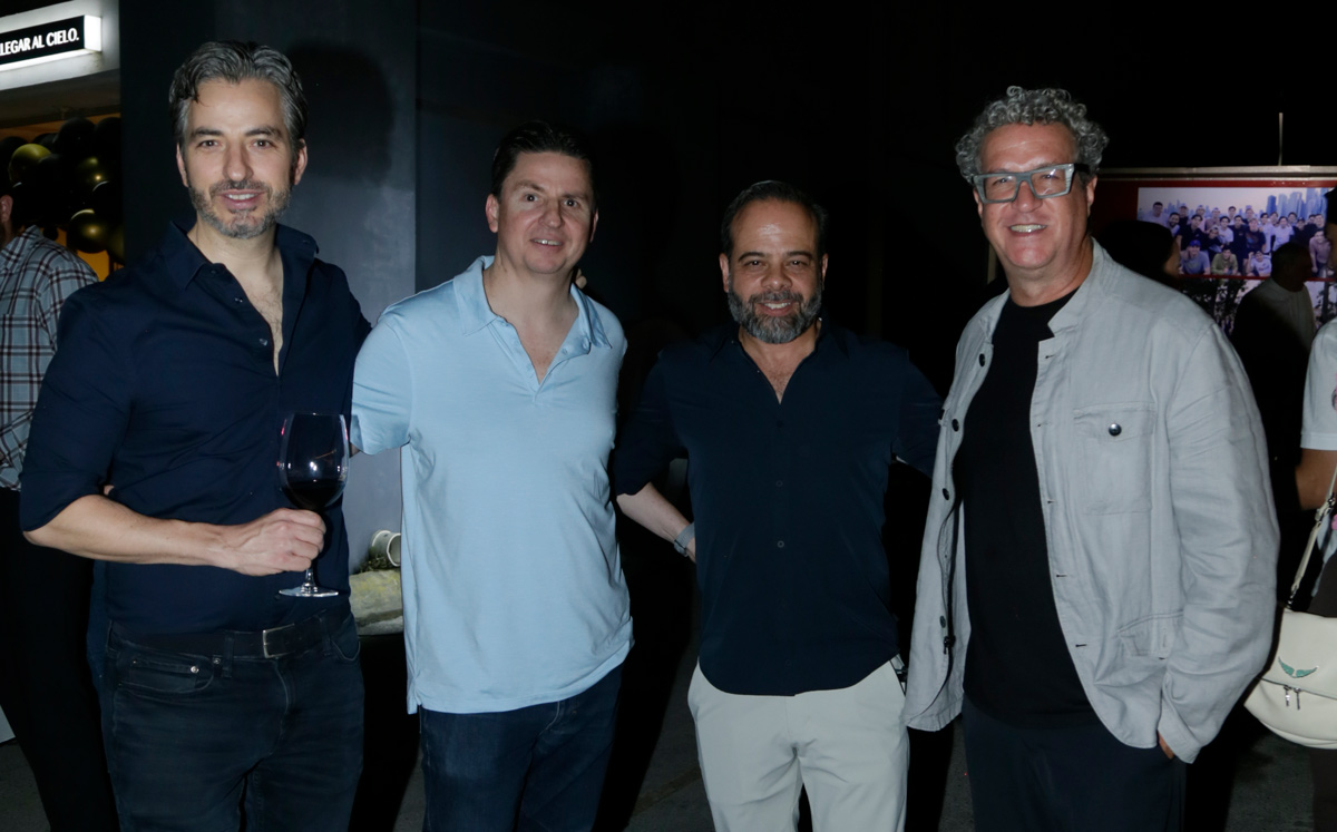 Luis Treviño, Alejandro Ortiz, Vicente Segu y Chester Pérez / Foto: Omar Valdez