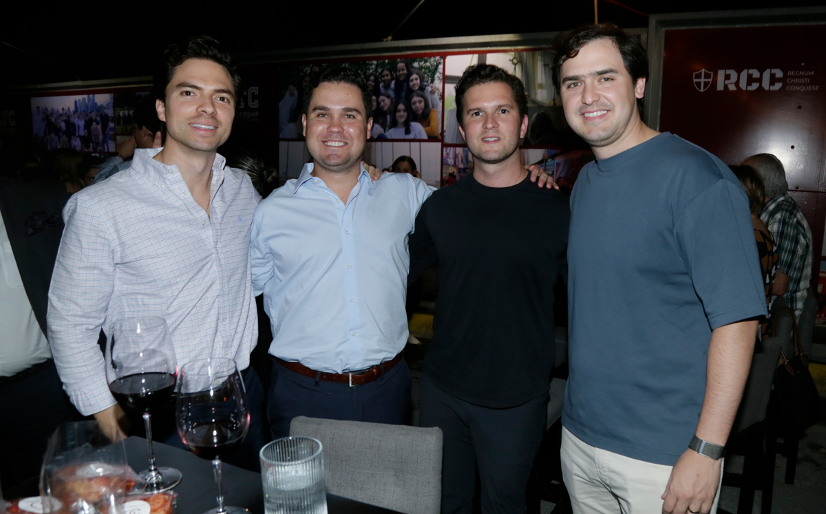 Rafael Fernández, Luis Gerardo Quintanilla, Ricardo Coronado y Jorge Zubieta / Foto: Omar Valdez