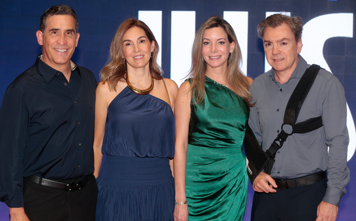 Roberto Cantú, Lorena Villarreal, Mágala Martínez de Gómez e Ismael Gómez / Foto: Daniel Saldívar
