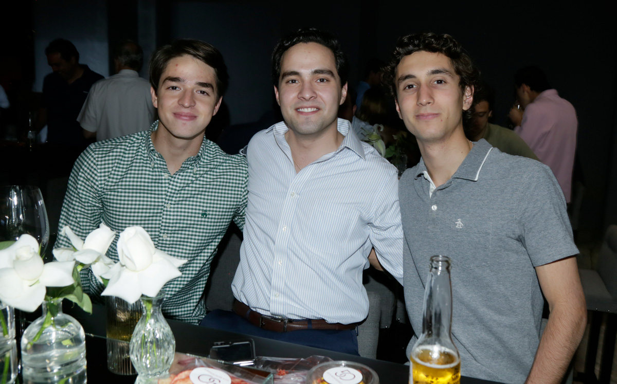 Sebastián Ramos, Antonio Zárate y Eduardo Cantú / Foto: Omar Valdez