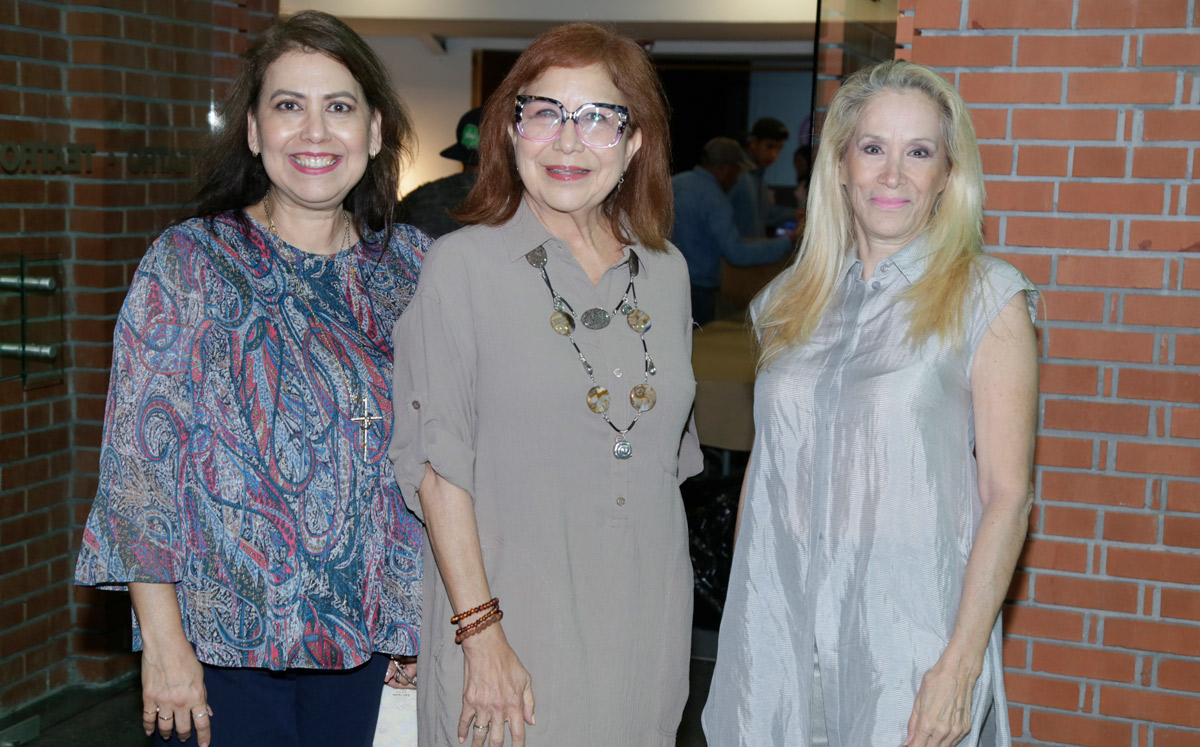 Yayis Garza, Adriana Oropeza y Flor Jiménez / Foto: Omar Valdez