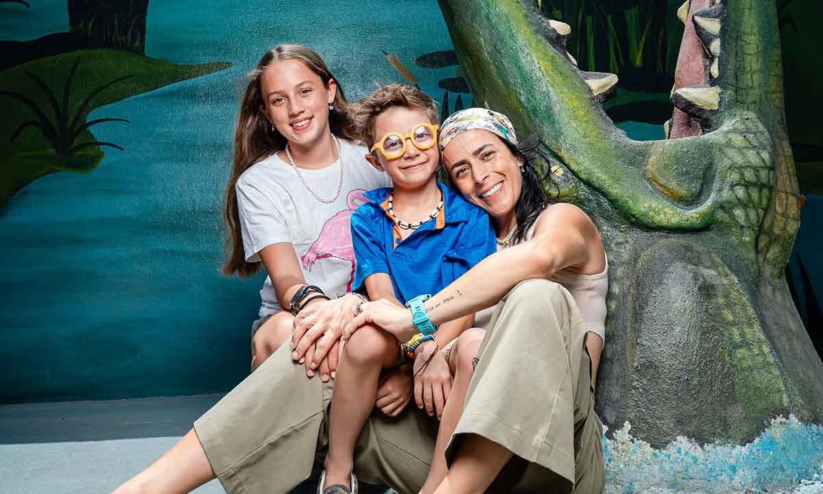 Diana Kya Costes, León Costes y Denisse Abad