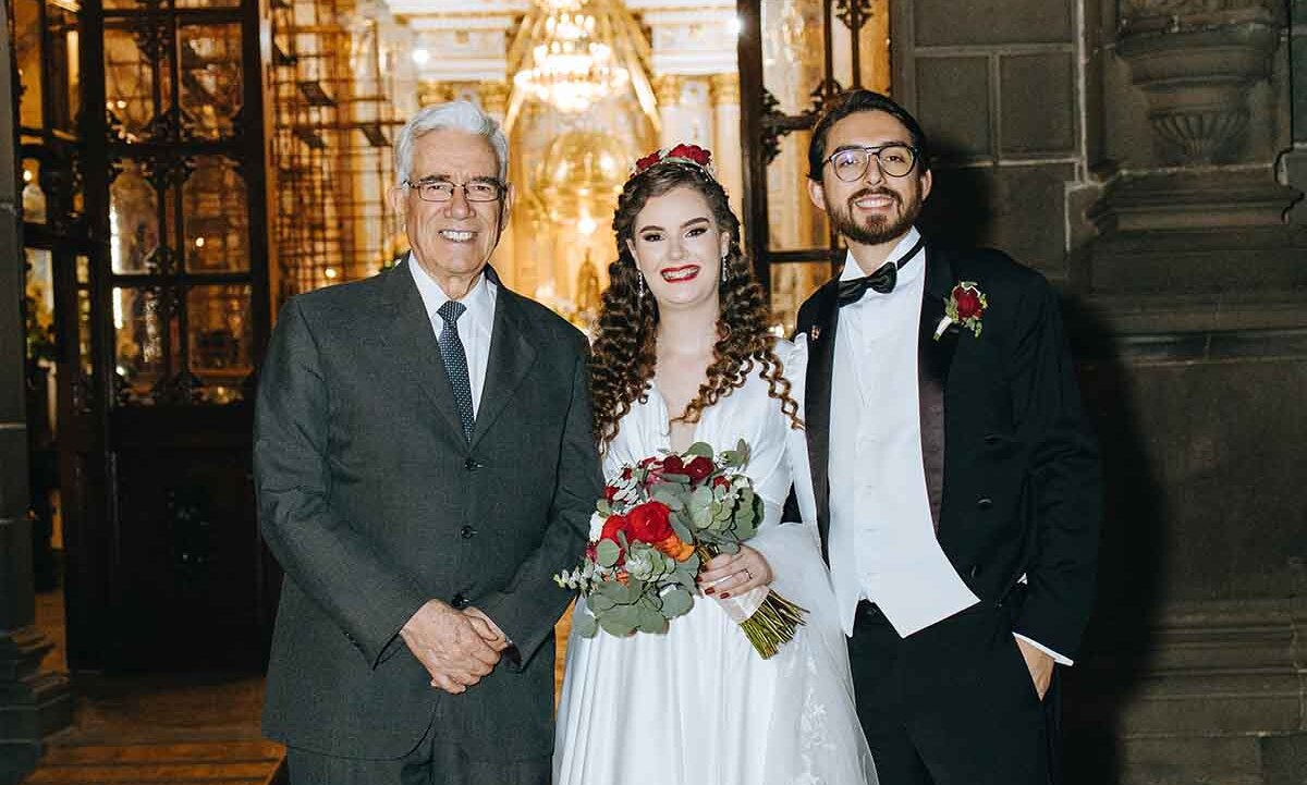 José Amado Fernández, Adriana De Uriarte y Guillermo Islas