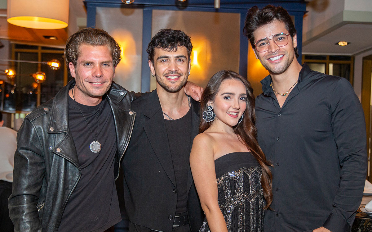 Pablo Velasco, Alejandro Guerrero, Elaine Haro y Moises Peñalosa