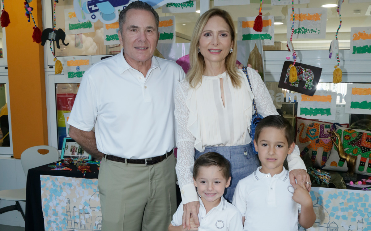 Carlos Quintanilla, Clara de Quintanilla, Joaquín Quintanilla y Álvaro Quintanilla / Foto: Roberto Alvarado
