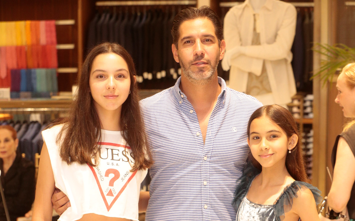 Ivanna Saide, Raúl Saide y Alía Saide / Foto: Daniel Saldívar