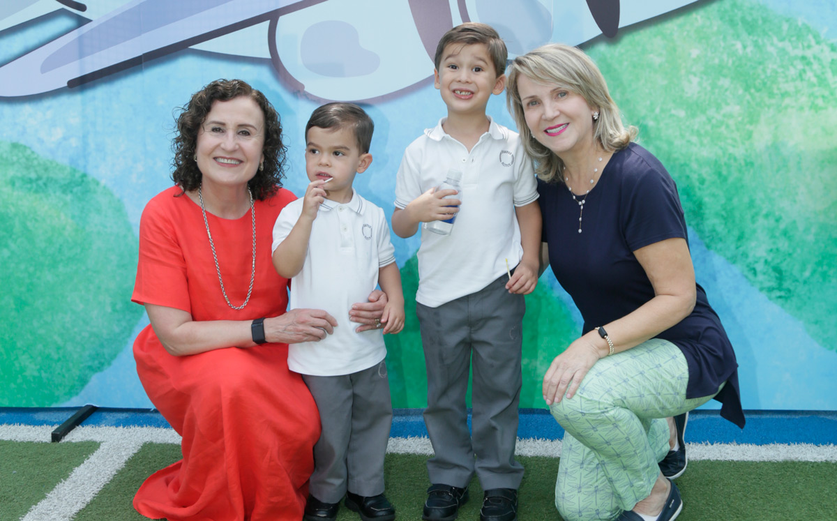Maya Garza de Barrera, Federico Sánchez, Joaquín Sánchez y Gaby Sánchez de Rangel / Foto: Roberto Alvarado