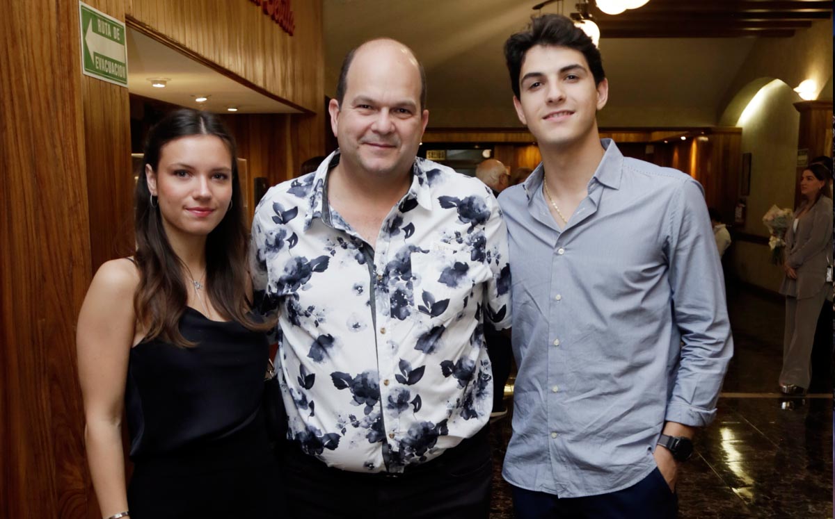 Paloma Farías, Roberto Garza y Santiago Maldonado