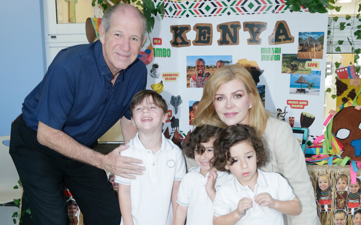 Ricardo Martínez, Catalina Ibarra de Martínez, Ricardo Martínez, Eugenio Martínez y Gabriel Martínez / Foto: Roberto Alvarado
