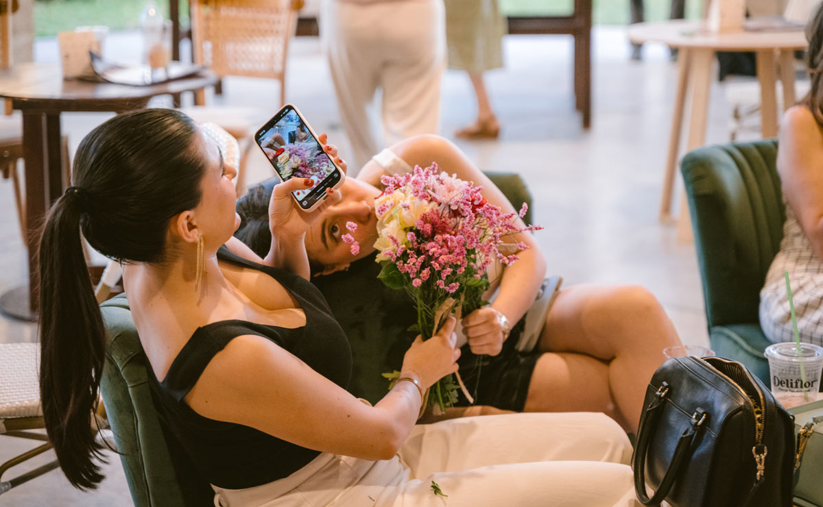 Con sus bouquets