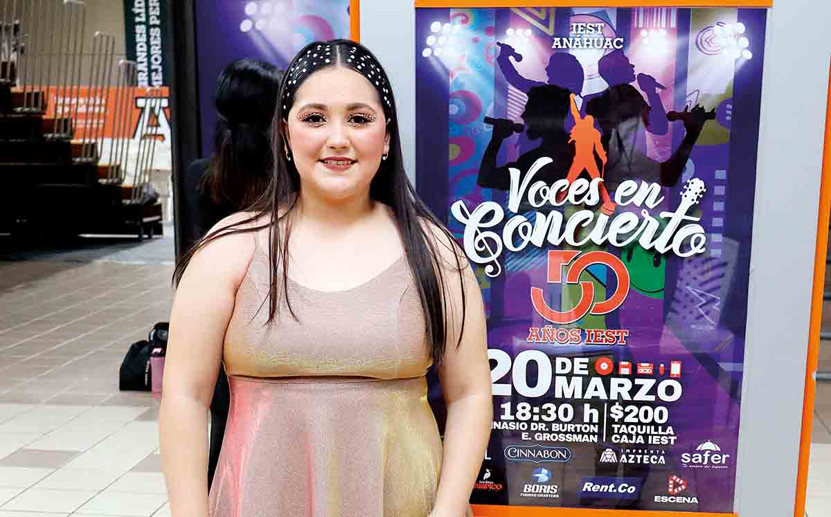 MICHELLE MAR nos regaló su mejor sonrisa en la 23 edición de Voces en Concierto del IEST Anáhuac